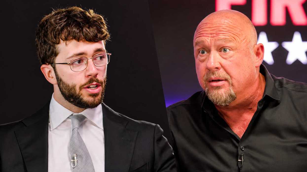John Doyle and Alex Jones clash over the right’s biggest psyops in fiery MAGA debate