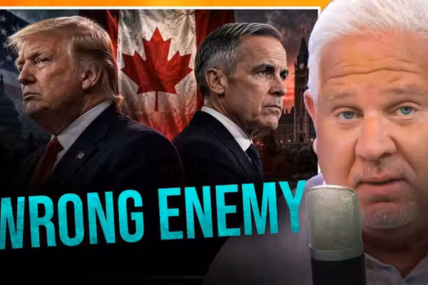 Glenn Beck RIPS reporter for baiting US admiral on Canada invasion, warns Canada is fighting the wrong war