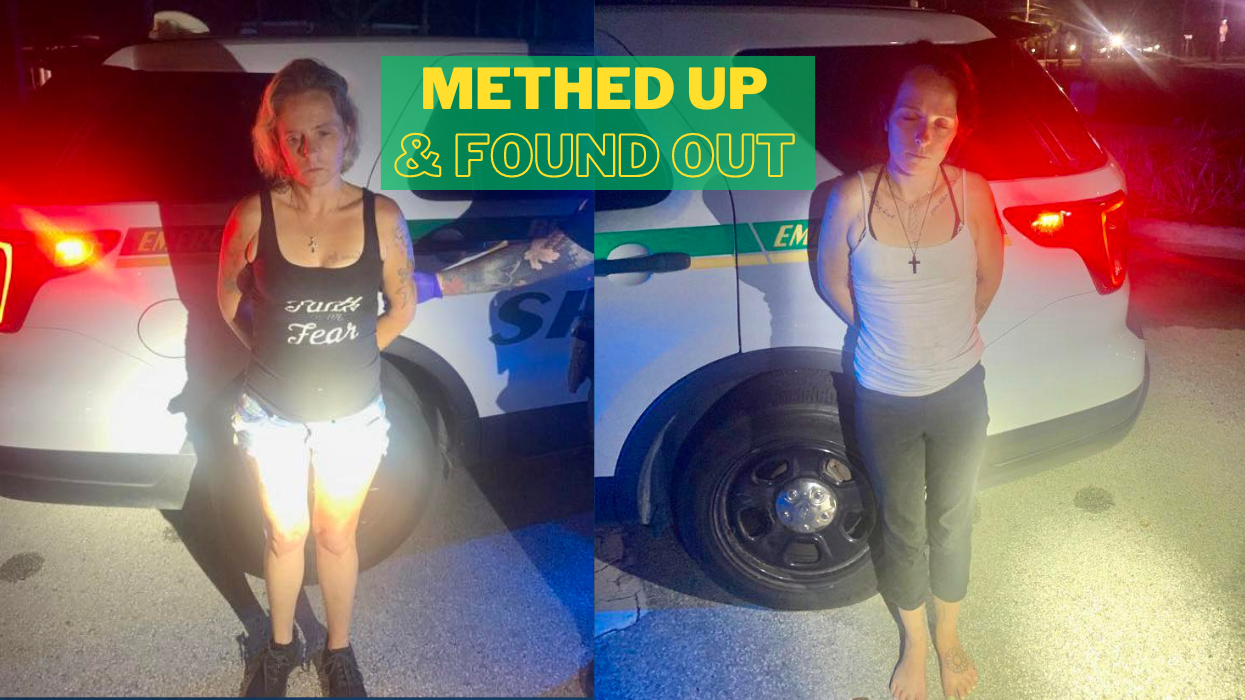 Mother-daughter duo nabbed in drug bust 'methed up and found out,' Florida sheriff says