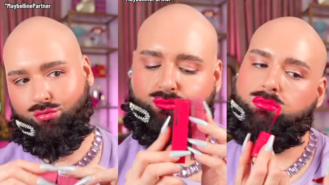'Enough of this creepy crap!' Lauren Chen and other women lambaste Maybelline over bearded person advertising lip color