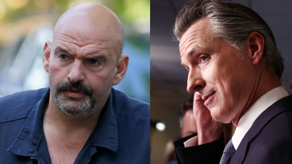 Fetterman reportedly accuses Newsom of 'running for president' without having 'the guts to announce it'