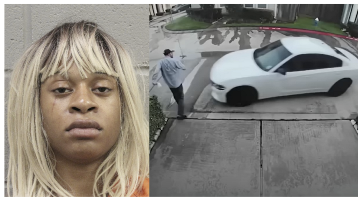 Transgender suspect repeatedly mowed down man with car before kissing him in some of the most horrifying video police have ever seen