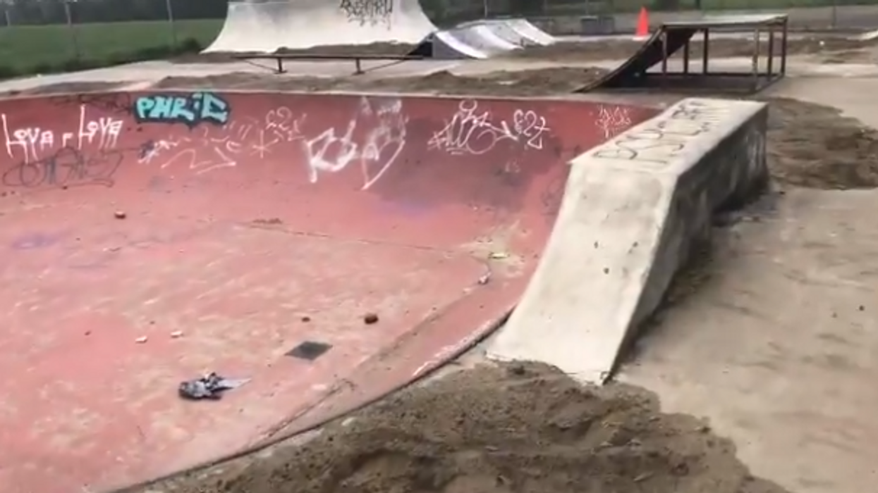 Pittsburgh dumped piles of sand on skate park, then skaters cleaned up the park
