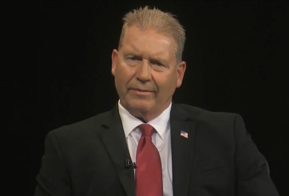 A California man tried to stab a GOP congressional candidate -- but his knife didn't work