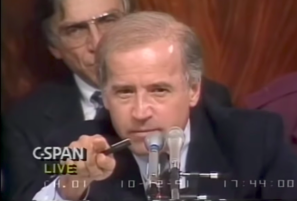 WATCH: Joe Biden dismissed FBI reports as 'hearsay' in Clarence Thomas confirmation hearing