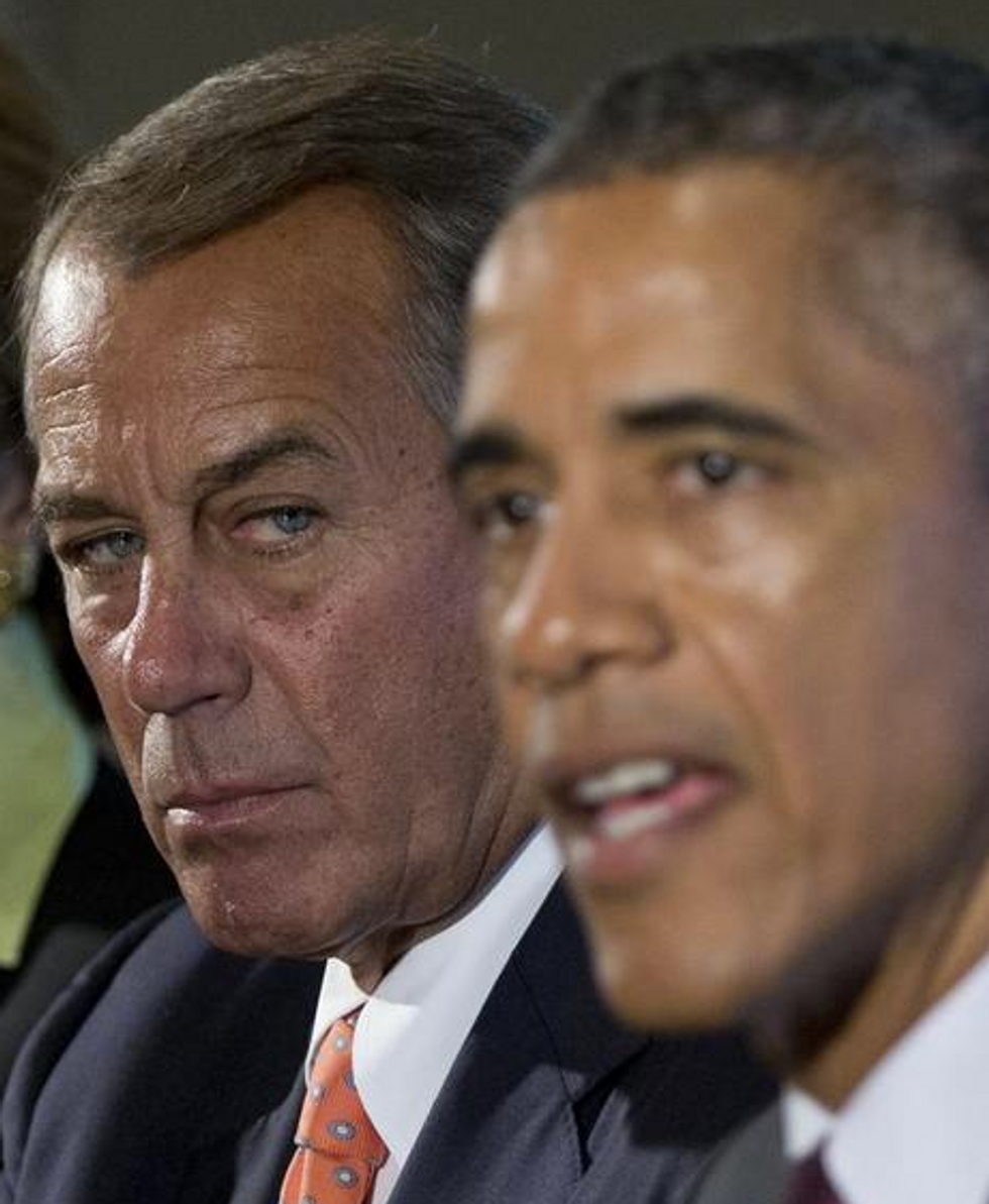Boehner to Obama at White House meeting: The House will defund your immigration plan
