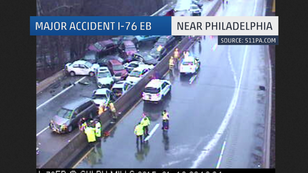 Massive' Crashes Shut Down Philly Roads (UPDATE: At Least Three Killed)