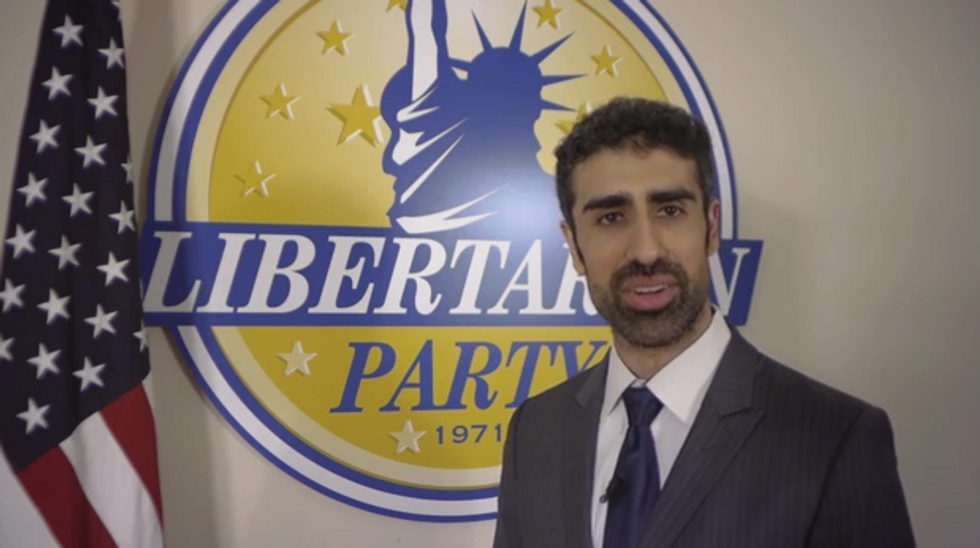 Watch the Libertarian Party's Response to Obama: 'We Need to Massively Downsize and Defund the Federal Government