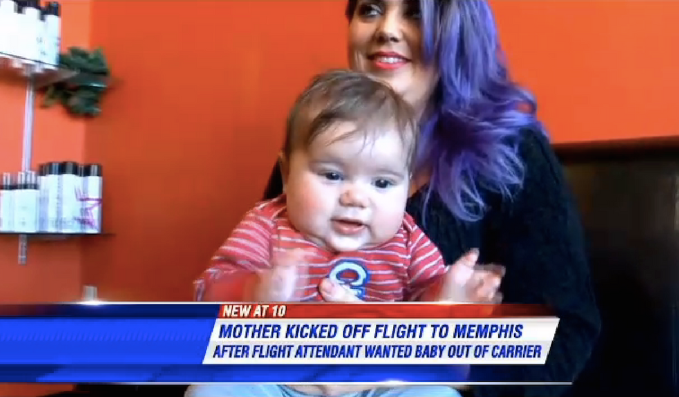 Mom's Words to Flight Attendant Asking Her to Remove Baby From Carrier Allegedly Got Her Kicked Off the Flight