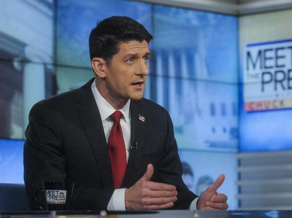 We're not going to raise taxes': Paul Ryan shuts down Obama budget plan