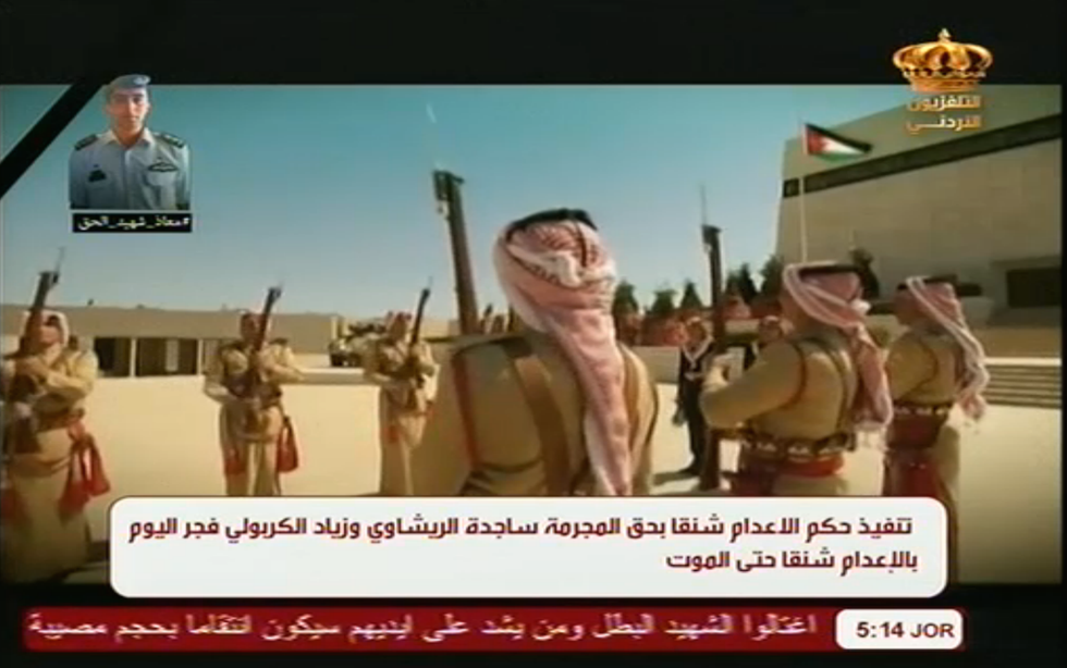 Jordan Executes Two Prisoners After Islamic State Releases Video Showing Pilot Being Burned Alive