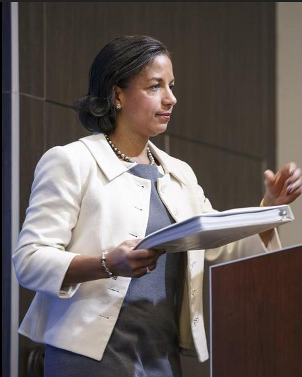 Susan Rice Calls for Climate Action, LGBT Equality in National Security Plan