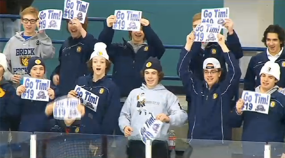 What One Community Did for a Hockey Fan With Special Needs — And What He’s Done for Them — Is Truly Inspiring