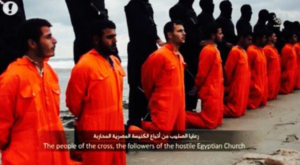 Video Claims to Show Islamic State Beheading 21 Egyptian Christian 'Crusaders