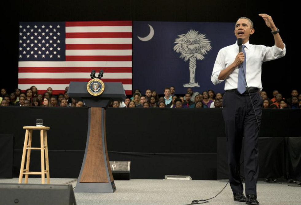 Obama Says 'You Think I'm Exaggerating' on Guns. Fact Checker Says…