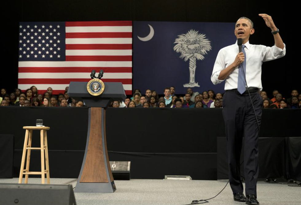 Obama Says 'You Think I'm Exaggerating' on Guns. Fact Checker Says…