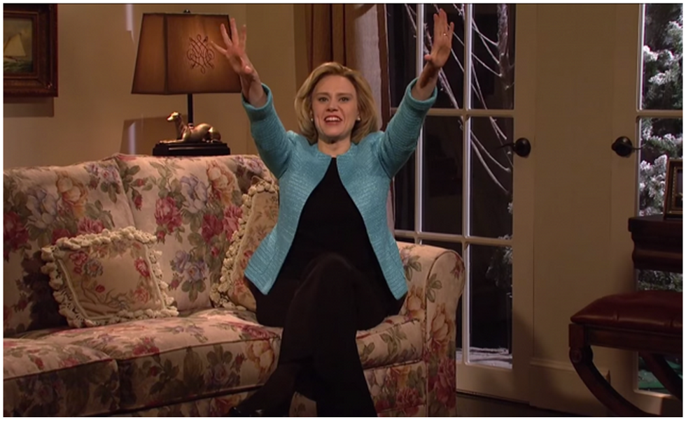 Where does Kate McKinnon's Hillary rank on the list of best 'SNL' political impressions?
