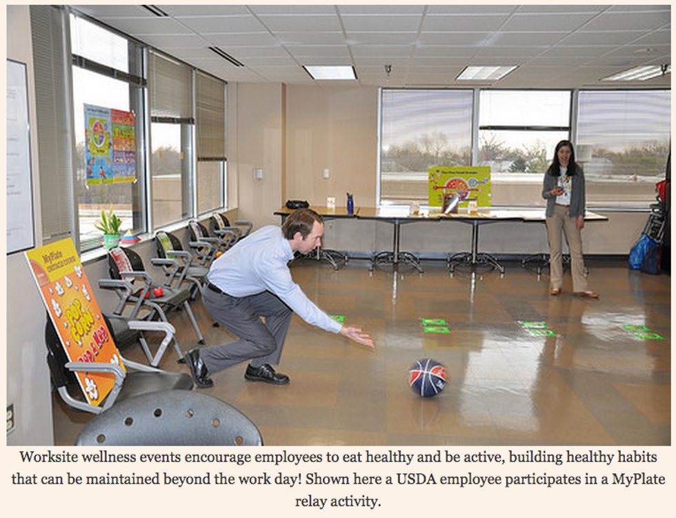 Photo: USDA lets its workers play like little kids during the day