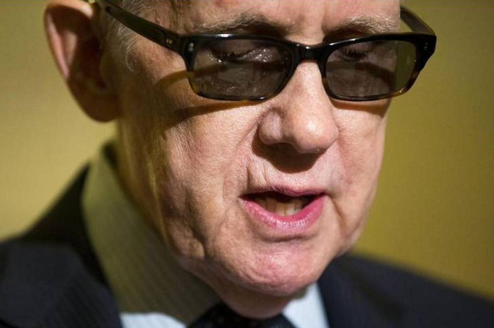 After years of passing no budget at all, Harry Reid calls the Senate GOP budget plan a 'farce