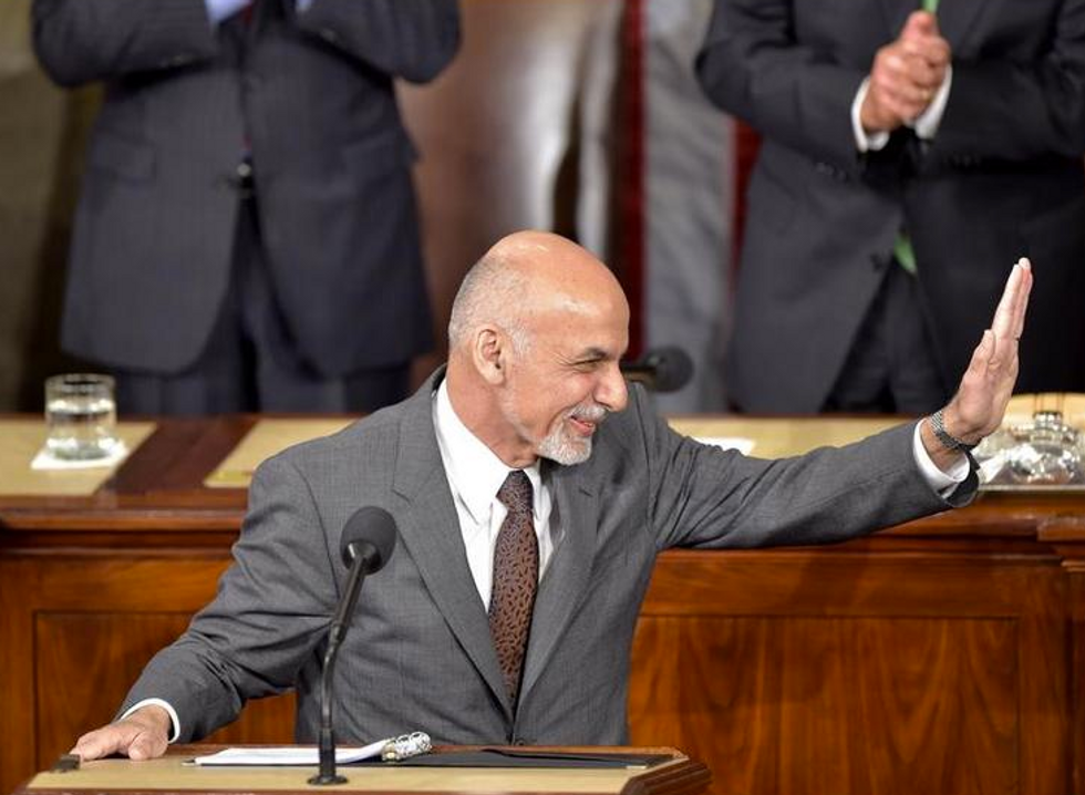 I want to thank the American taxpayer': Afghan president praises America, pledges to help fight terrorism