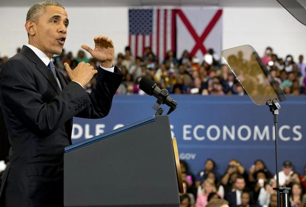 Obama says the rich 'really don't need a tax cut