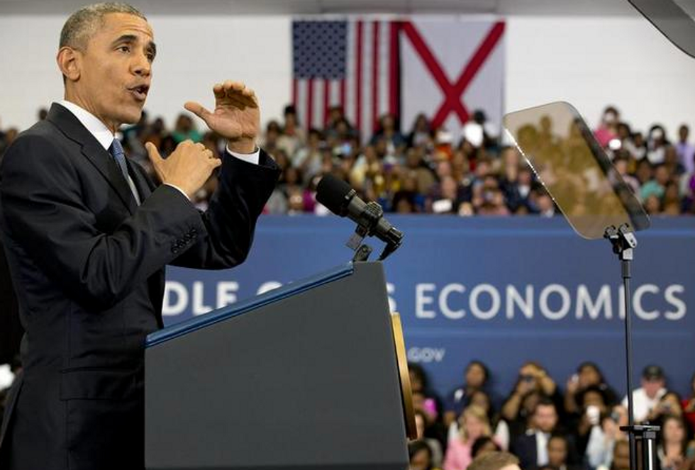 Obama says the rich 'really don't need a tax cut