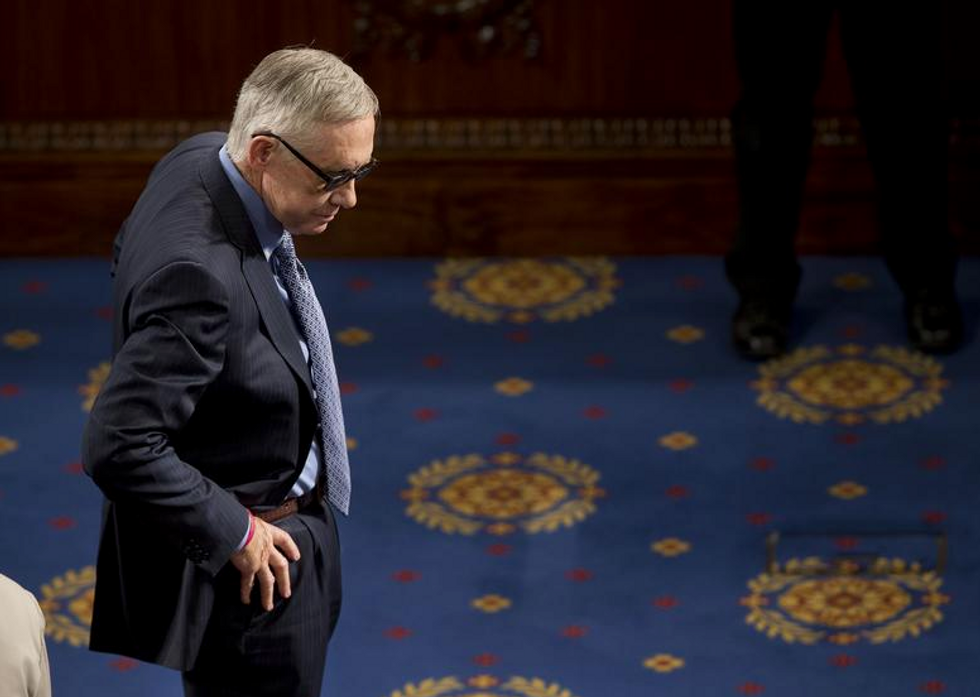 Bunch of whiners': Harry Reid dismisses a government report saying he influenced visa decisions for unqualified foreigners