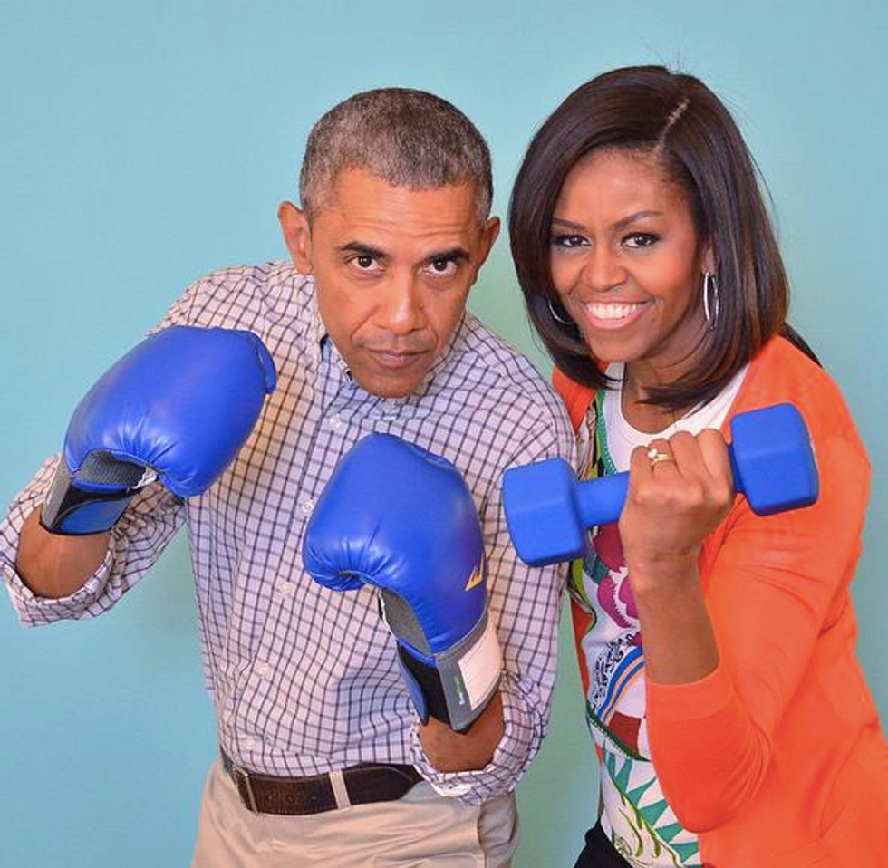 Michelle Obama Declares Barack and Herself 'Knockouts
