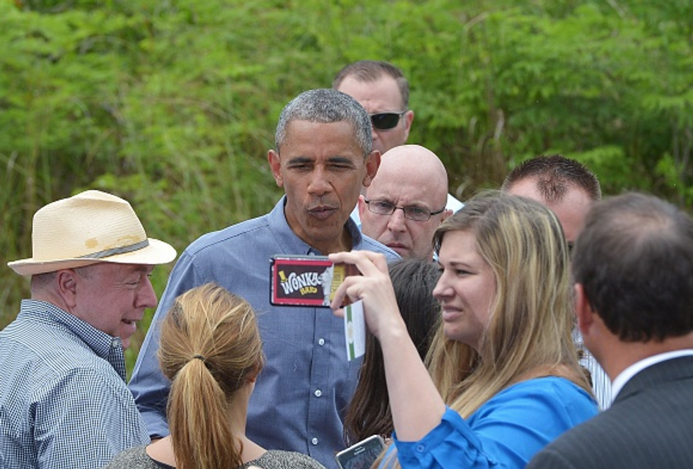 Obama Mocks Climate Change Skeptics: 'It Can't Be Edited Out