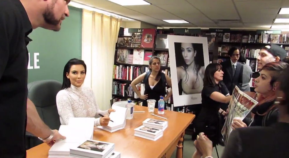 Video: Things Go From Calm to Chaos in Seconds During Kim Kardashian Book Signing