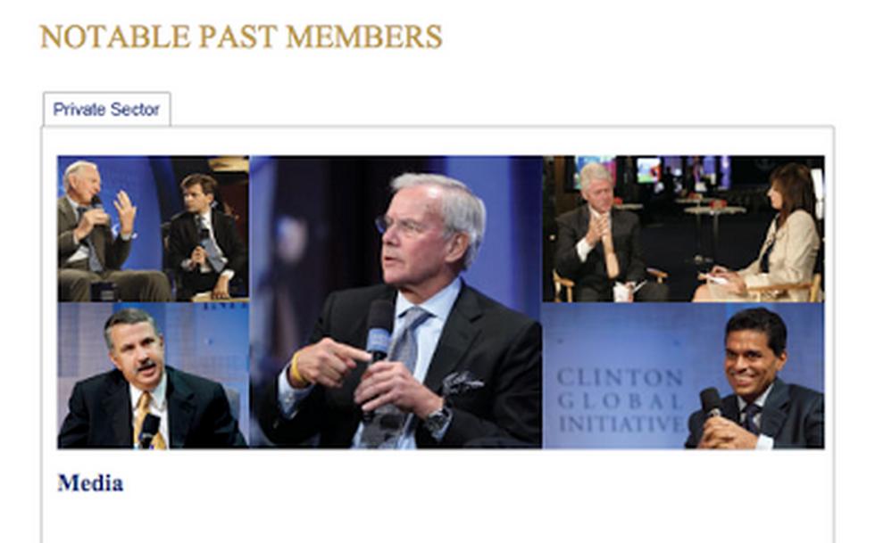 Stephanopolous on List of 'Notable' Past Clinton Global Initiative 'Members' — and He's Joined by 13 Other Big Media Figures