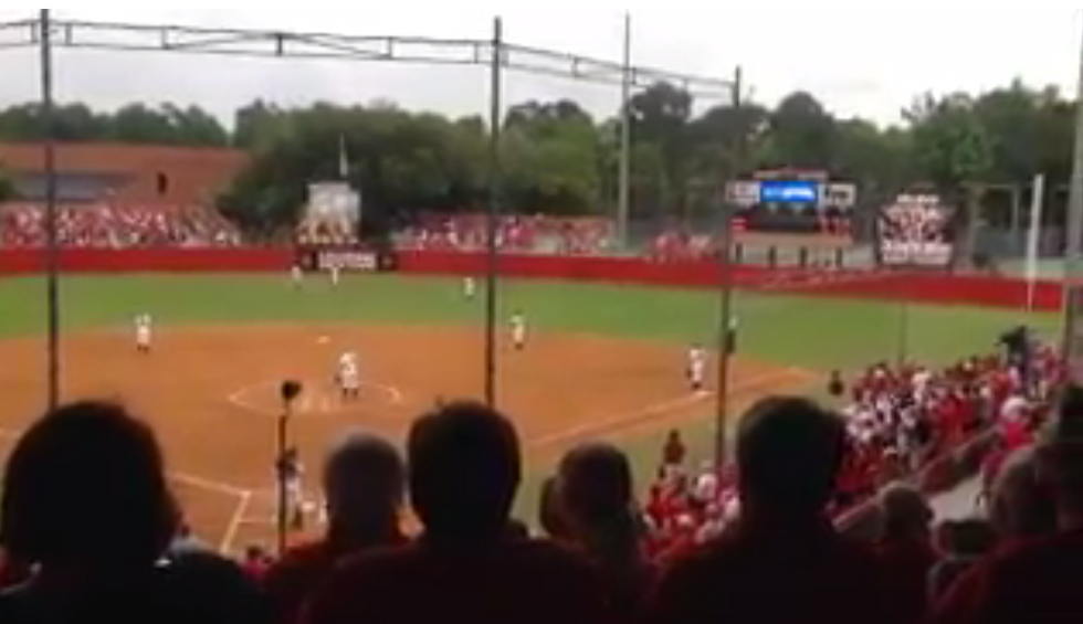 Just Watch How These Softball Fans Respond When They’re Told There Will Be No National Anthem
