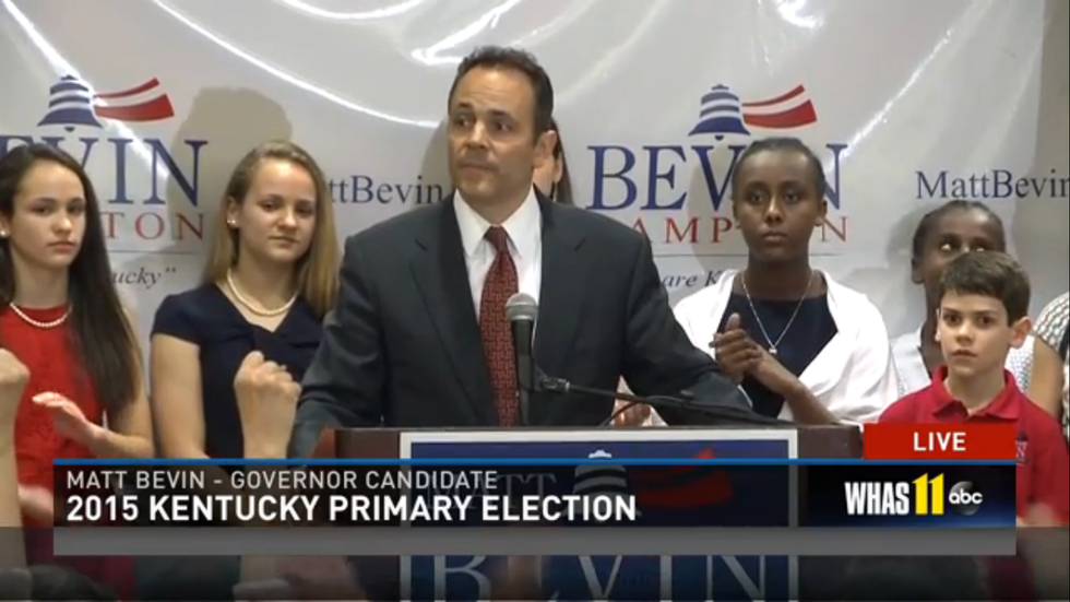 Matt Bevin, James Comer in Virtual Tie As Kentucky's GOP Primary for Governor Remains Too Close to Call 