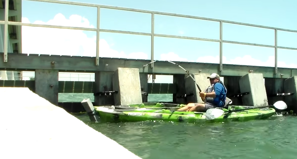 ‘Oh, Jesus!’: Kayaking Angler Absolutely Flips Out When He Finally Reels in Unbelievable Catch
