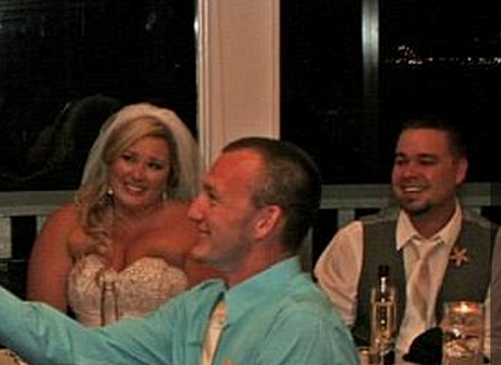 Look Closely at Bride's Reaction When She Realizes What's Going Down at Her Wedding