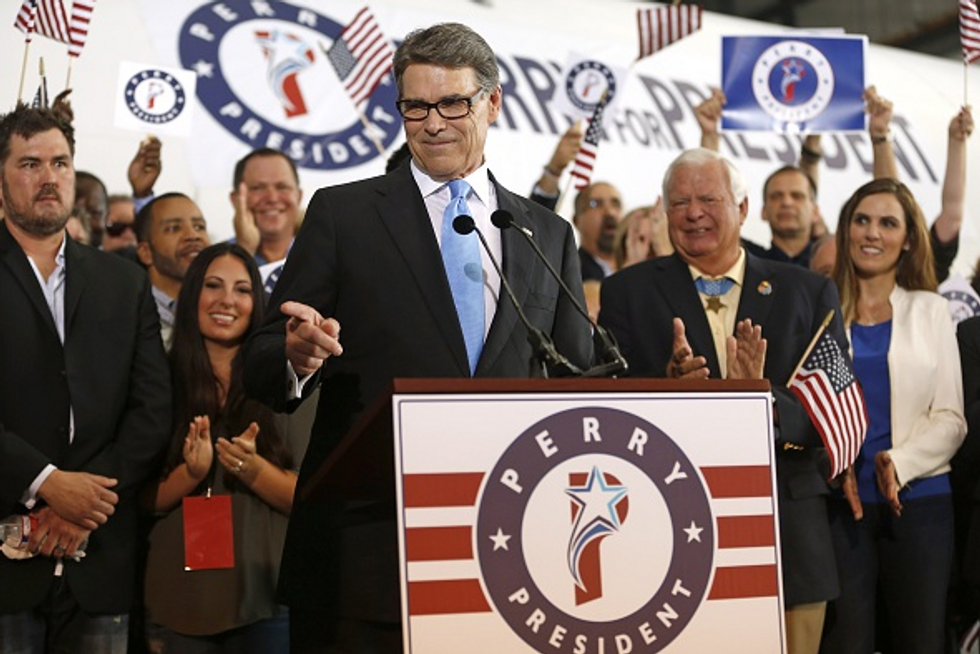 We Are at the End of an Era of Failed Leadership': Rick Perry Is in for 2016