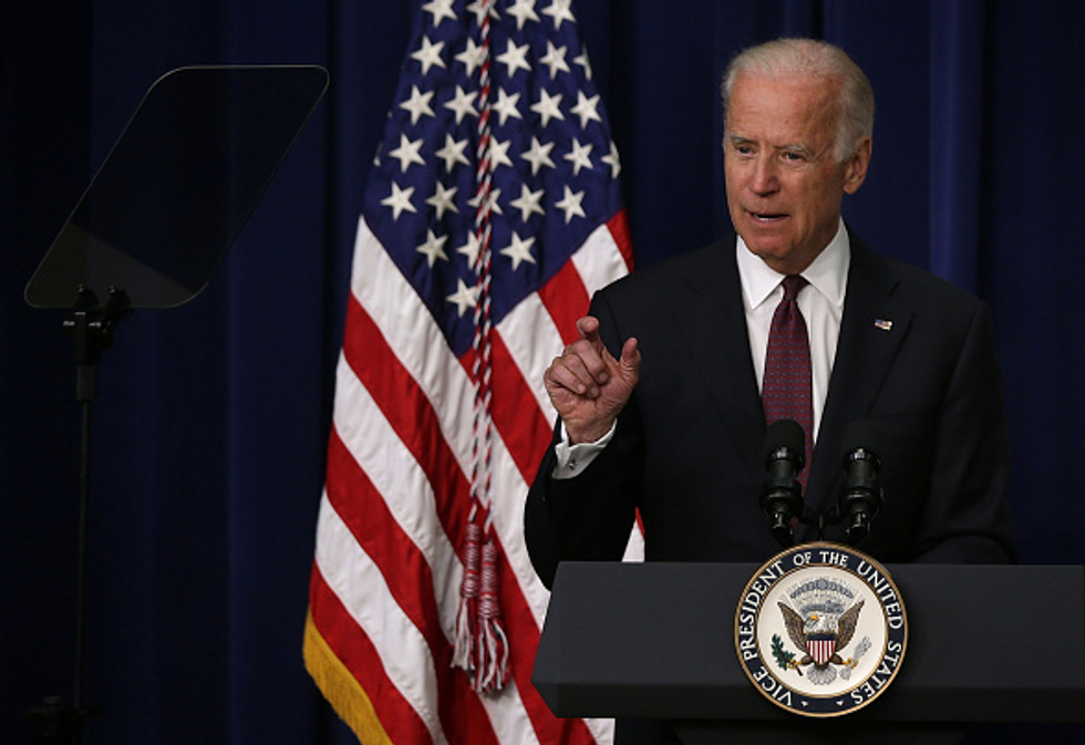 Biden: Climate Change Deniers 'Also Deny Gravity