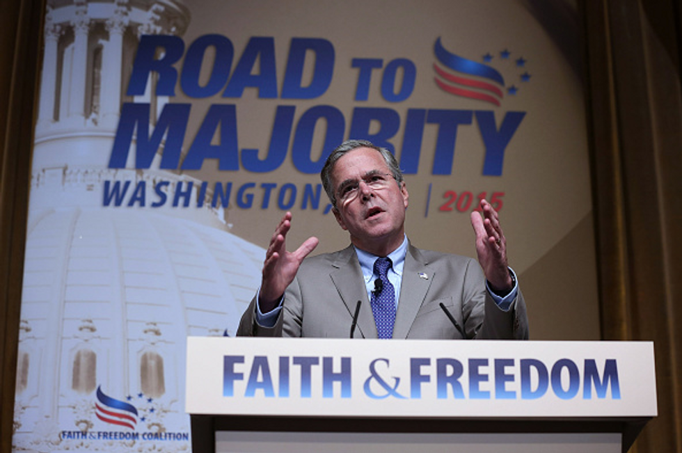 Jeb Bush: 'Religious Freedom Is Under Attack