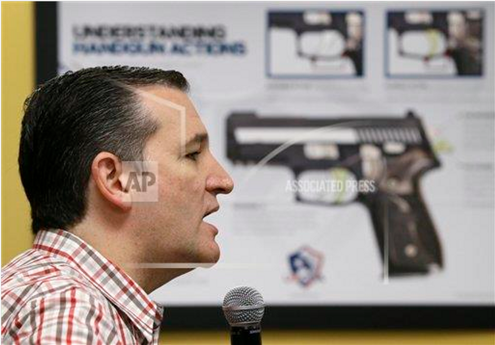 Associated Press Addresses Its Photos of a Gun Aimed at Ted Cruz's Head