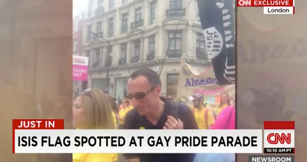Internet Has Fun After CNN 'Exclusive' on Islamic State Flag at Gay Pride March Turns Out to Be Drawings of Sex Toys