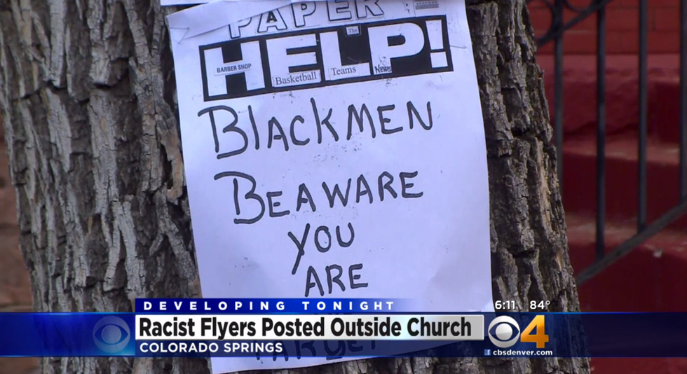 Racist Signs Posted at Black Church Had Congregants on Edge — Many Were Surely Stunned to See Suspect's Face