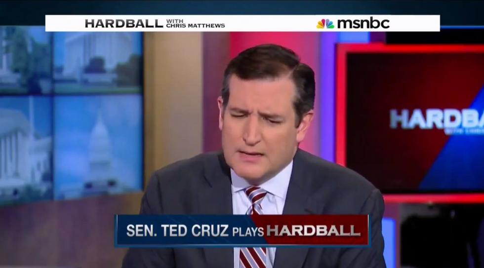 Those Are Great Talking Points': Ted Cruz Hits Back at MSNBC Host's SCOTUS Claim With Two Questions