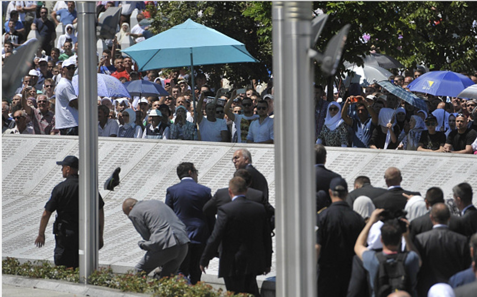 Why the Serbian Prime Minister Had Shoes and Bottles Thrown at Him During Memorial Ceremony