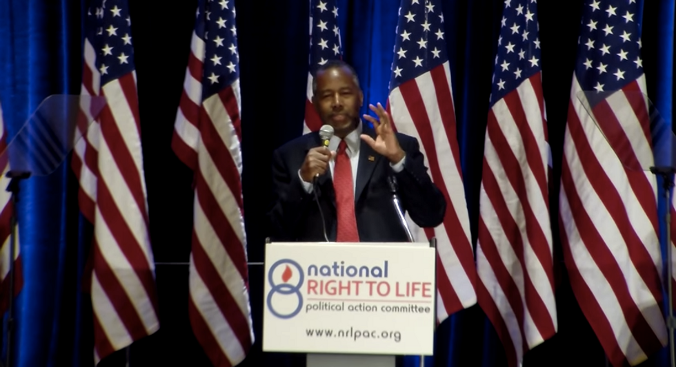 Ben Carson Doesn't Have a Problem With Removing Confederate Monuments From Some Places