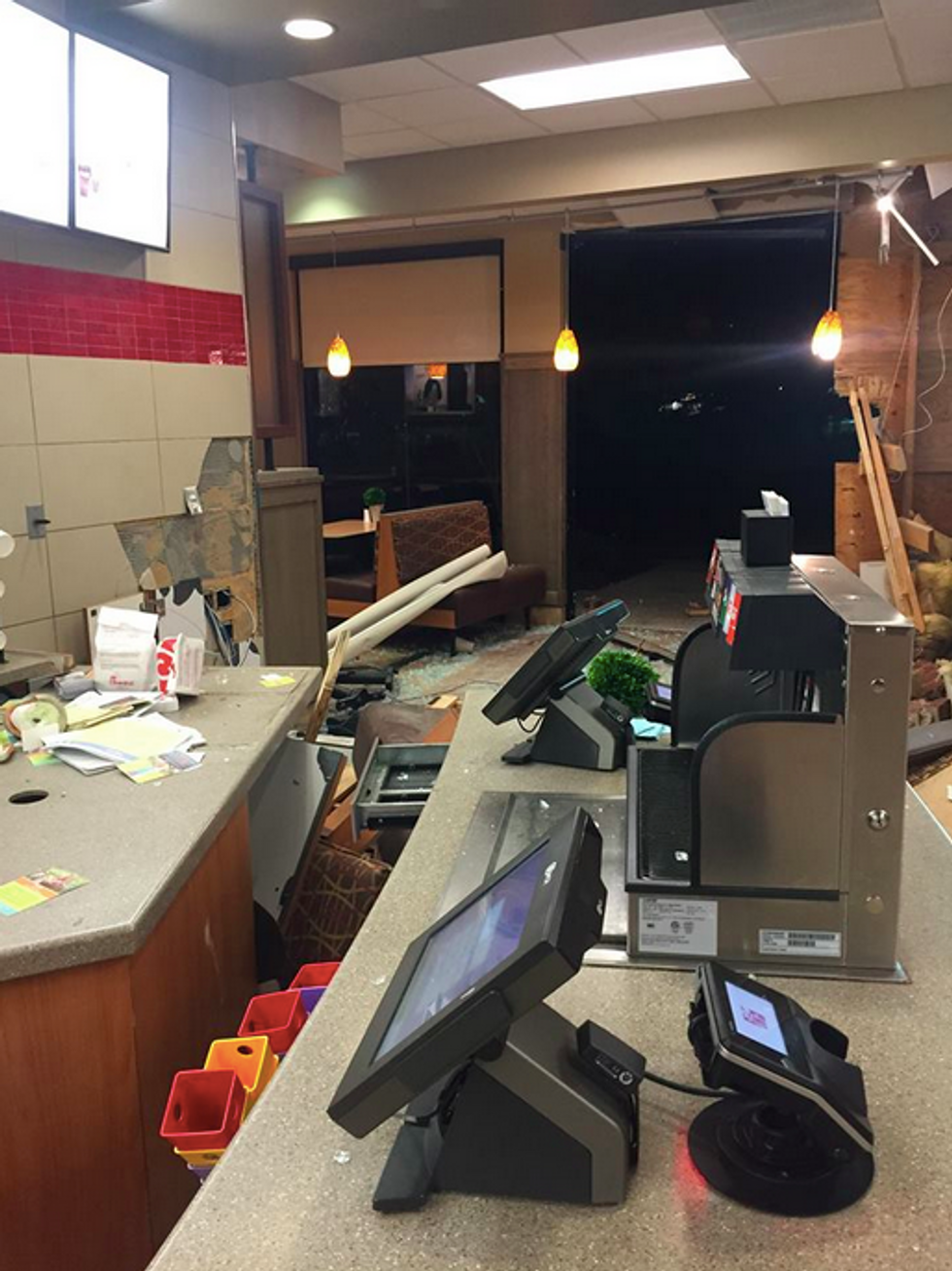 See the Interior of the Texas Chick-fil-A That Was Absolutely Destroyed By Vandals