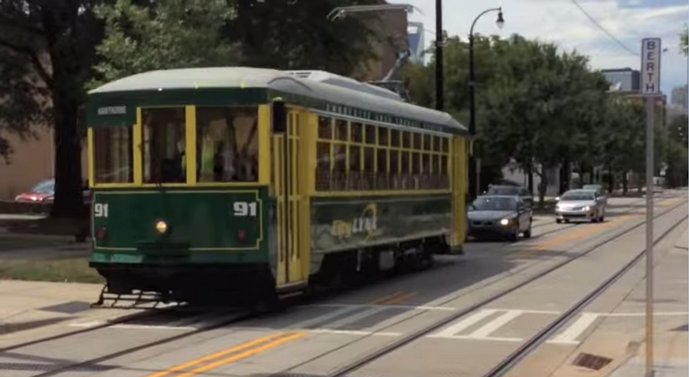 Charlotte's New $37 Million Streetcar That Travels 1.5 Miles Embarrassed by 25-Year-Old Woman in Running Shoes