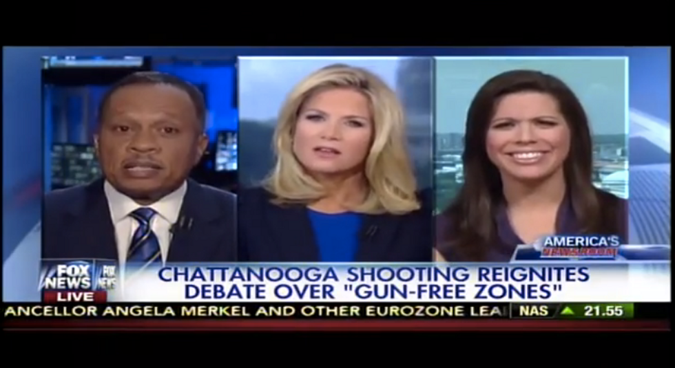 Fox Anchor Left Dumbfounded After Juan Williams Tries to Defend Policy of Military Members With No Guns
