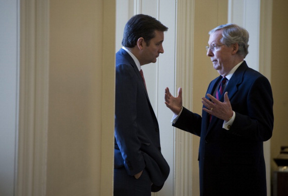 Ted Cruz Unloads on Mitch McConnell in Fiery Senate Floor Speech: 'I Cannot Believe He Would Tell a Flat-Out Lie