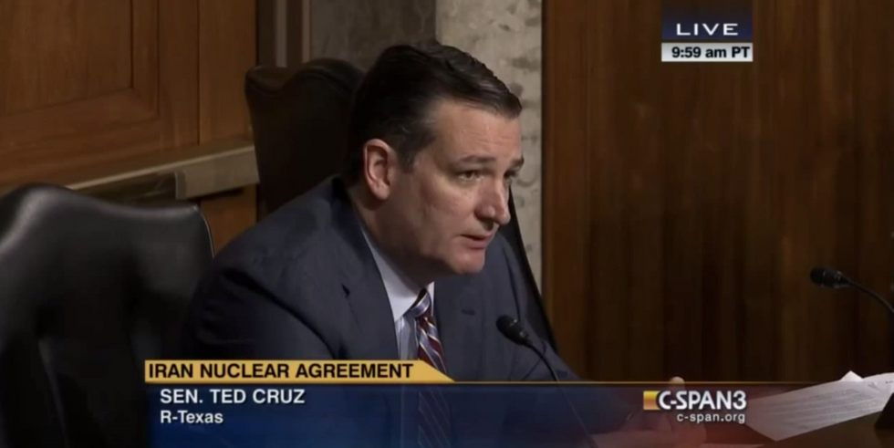 Watch as Ted Cruz Initiates Tense Exchanges With Top Obama Admin. Officials on Iran: 'Don't Distort My Words