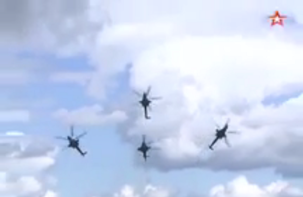 One Pilot Dead After Russian Military Helicopter Crashes During Air Show